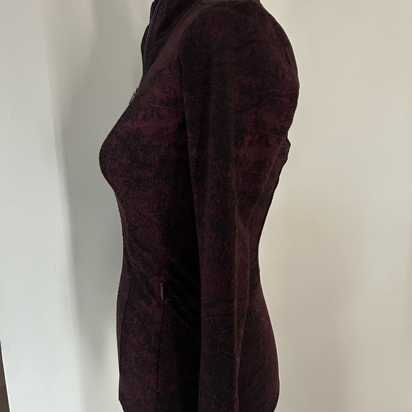 Athleta Dark Burgundy and Black Jacket - Picture 3 of 7